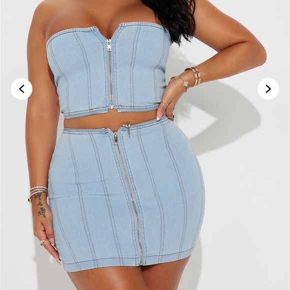 Denim two piece outfit - Picture 2 of 4